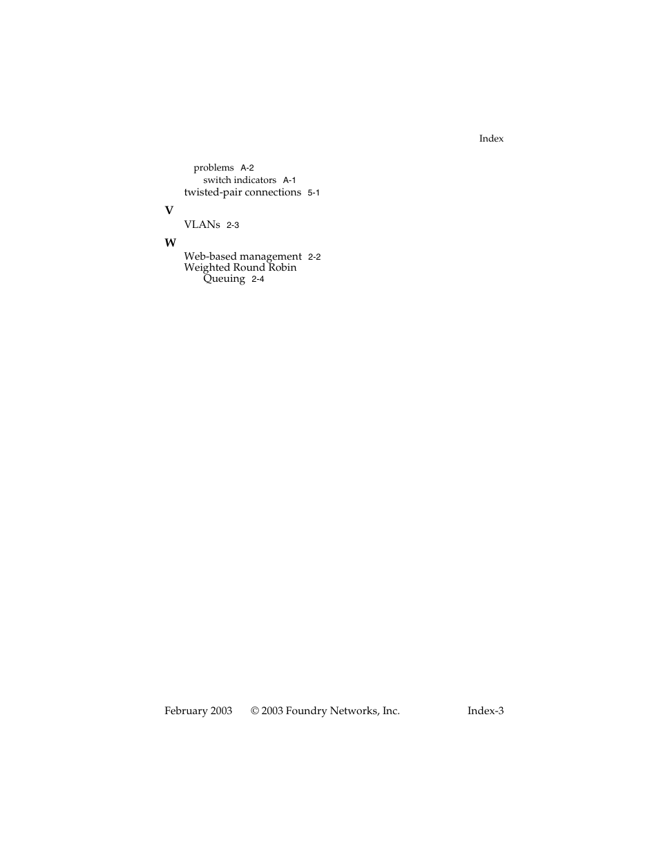 Foundry Networks 2402CF User Manual | Page 65 / 66