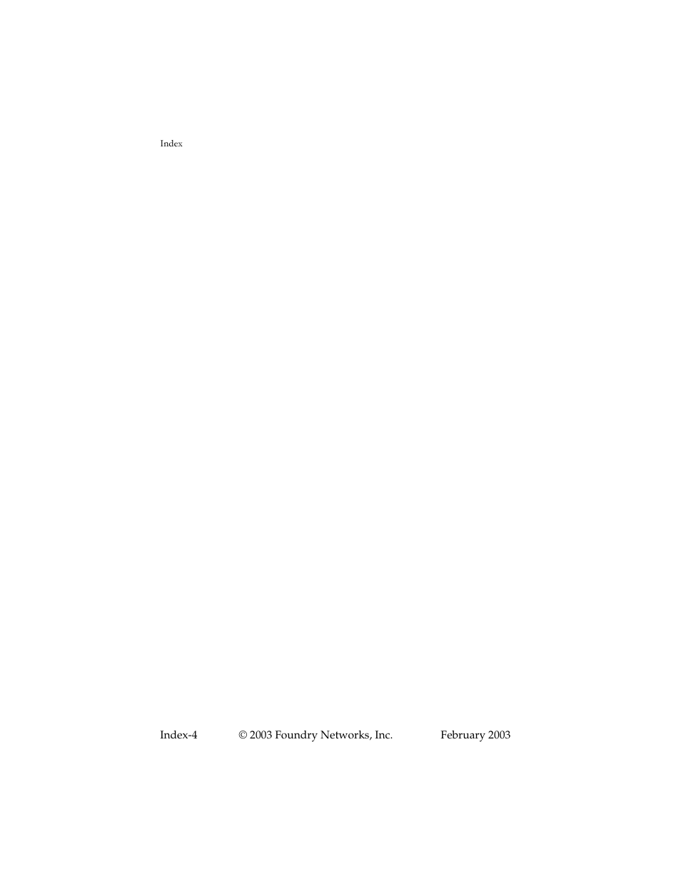 Foundry Networks 2402CF User Manual | Page 66 / 66