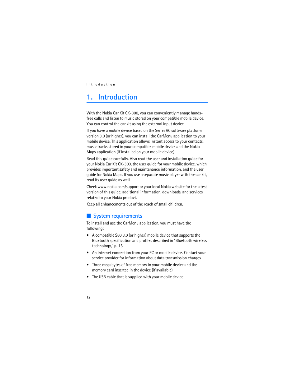 Introduction, System requirements | Foundry Networks CK-300 User Manual | Page 12 / 29