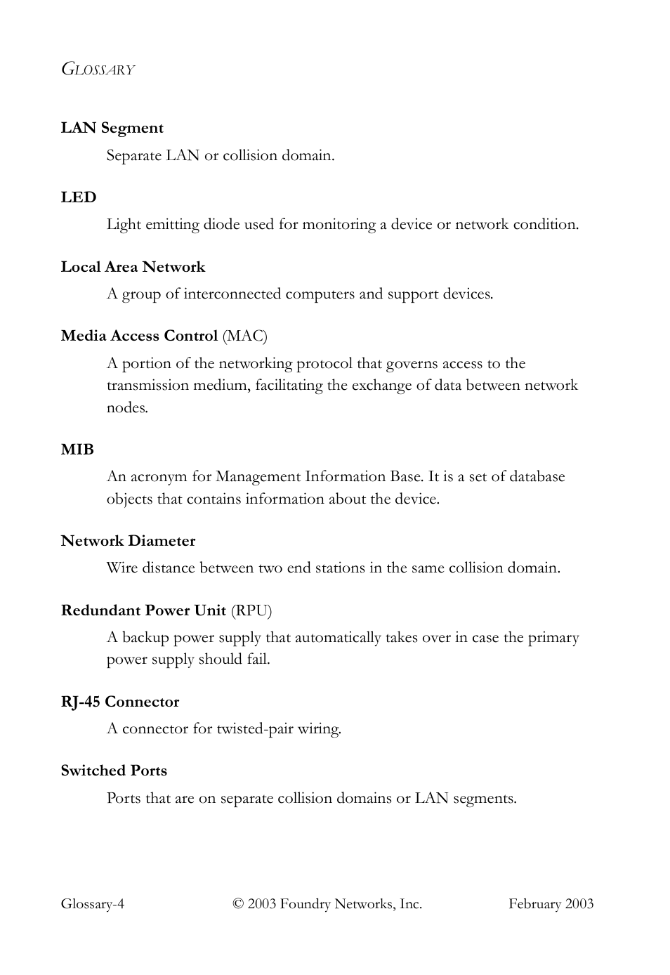 Foundry Networks OSI User Manual | Page 60 / 66