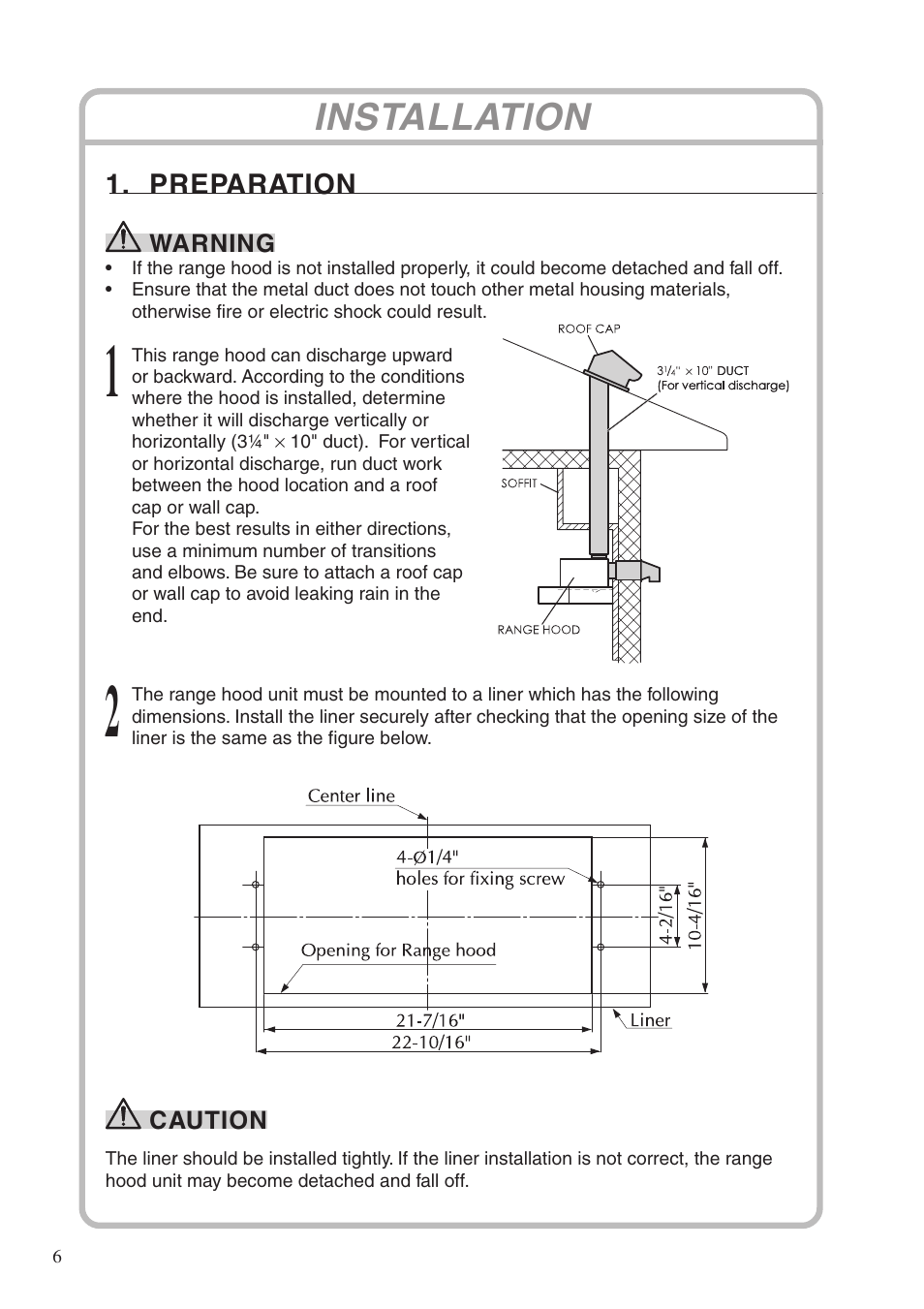 Installation | Fujioh BUF-03R User Manual | Page 6 / 15