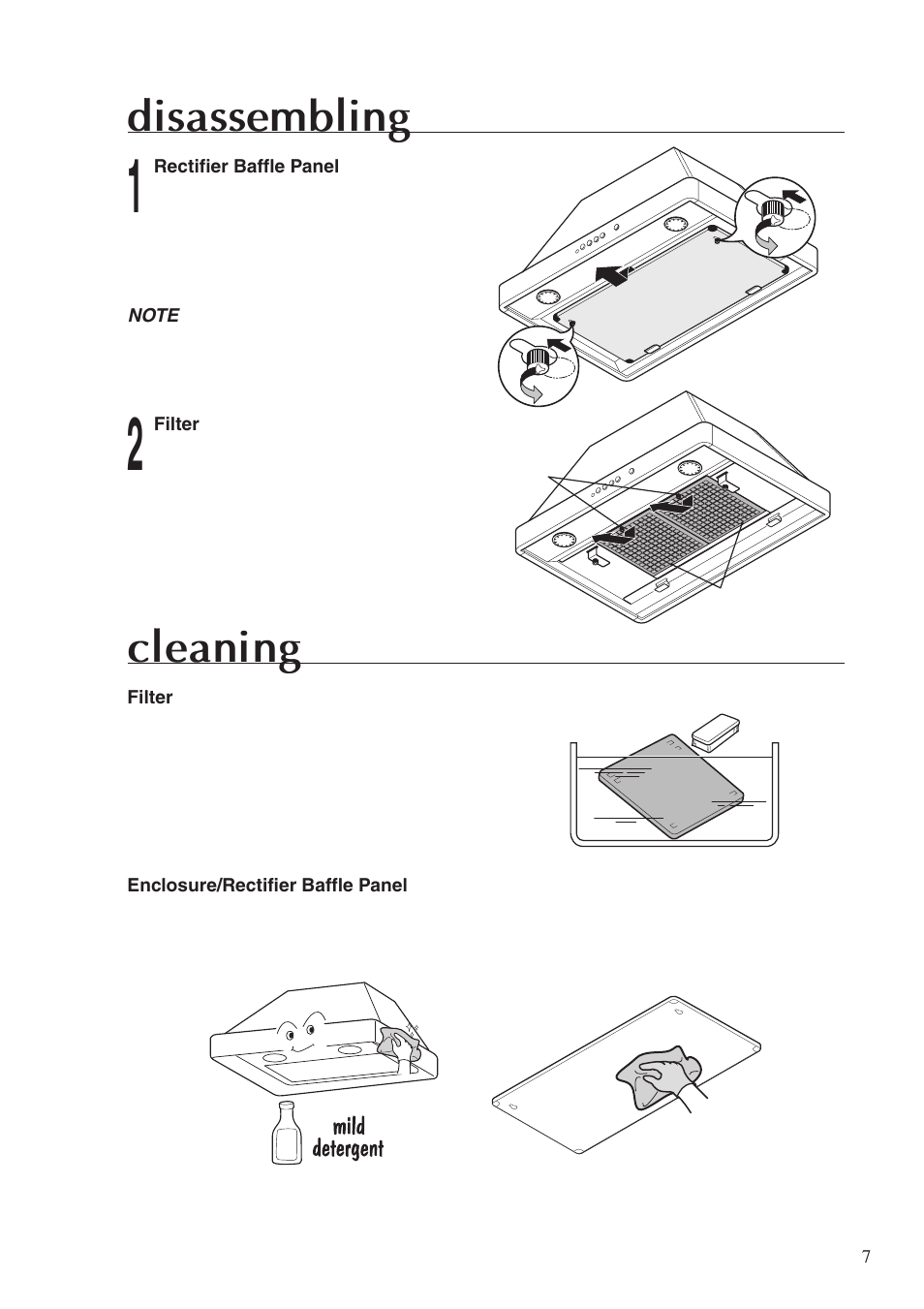 Disassembling, Cleaning | Fujioh ECP-360 User Manual | Page 7 / 12