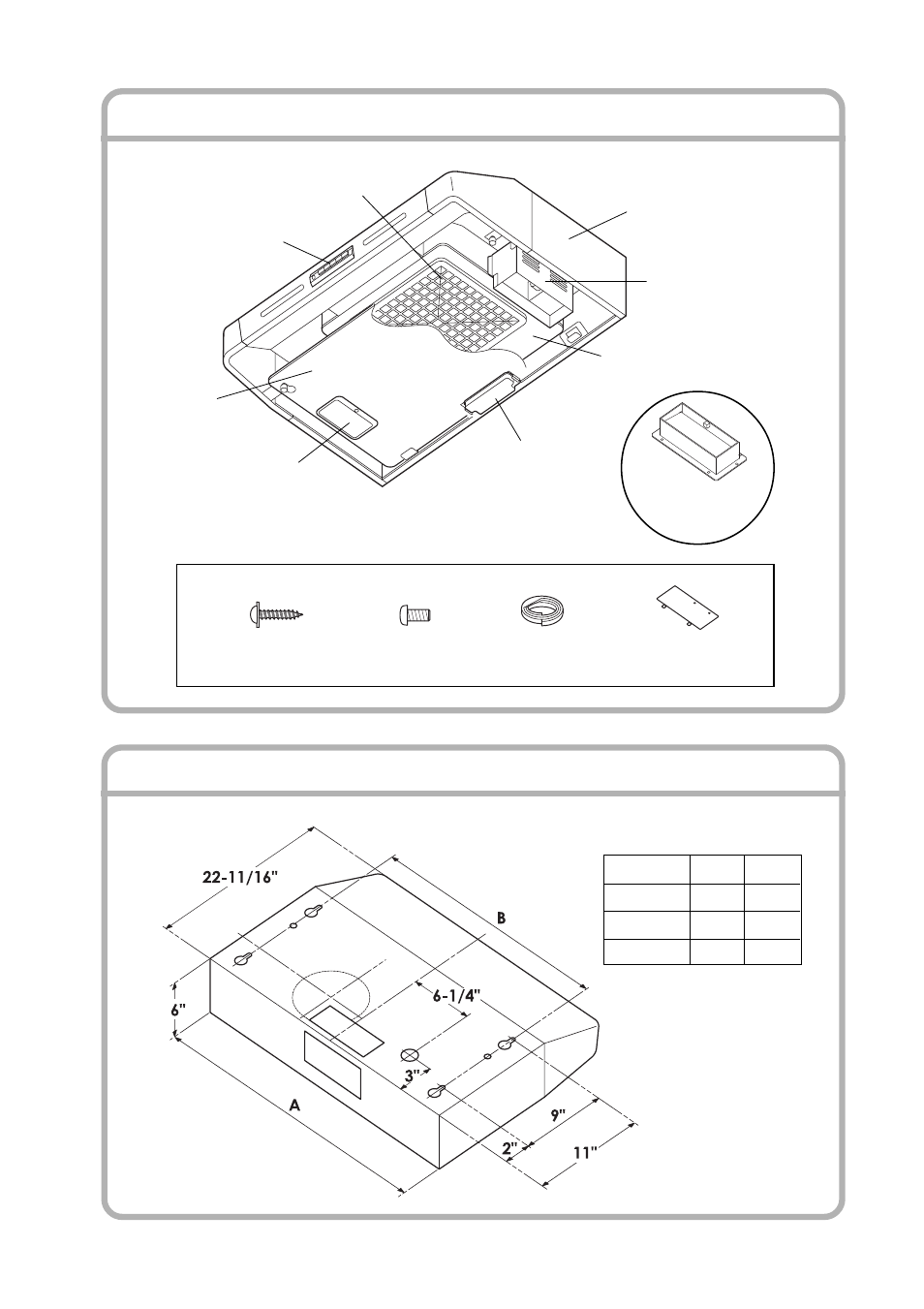 Name of parts size & dimensions | Fujioh FSR-3000 User Manual | Page 4 / 14