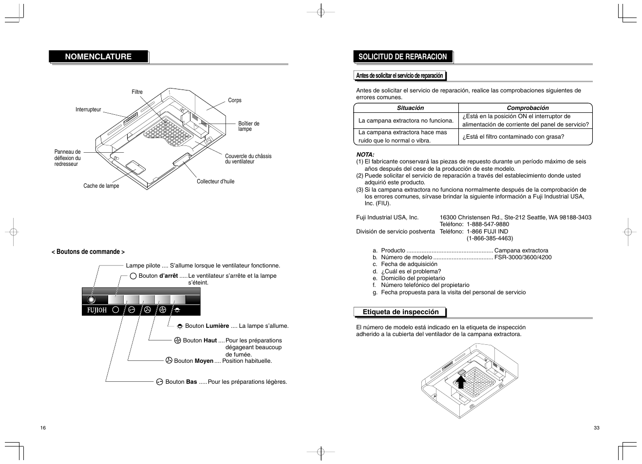 Fujioh FSR-4200 User Manual | Page 16 / 48