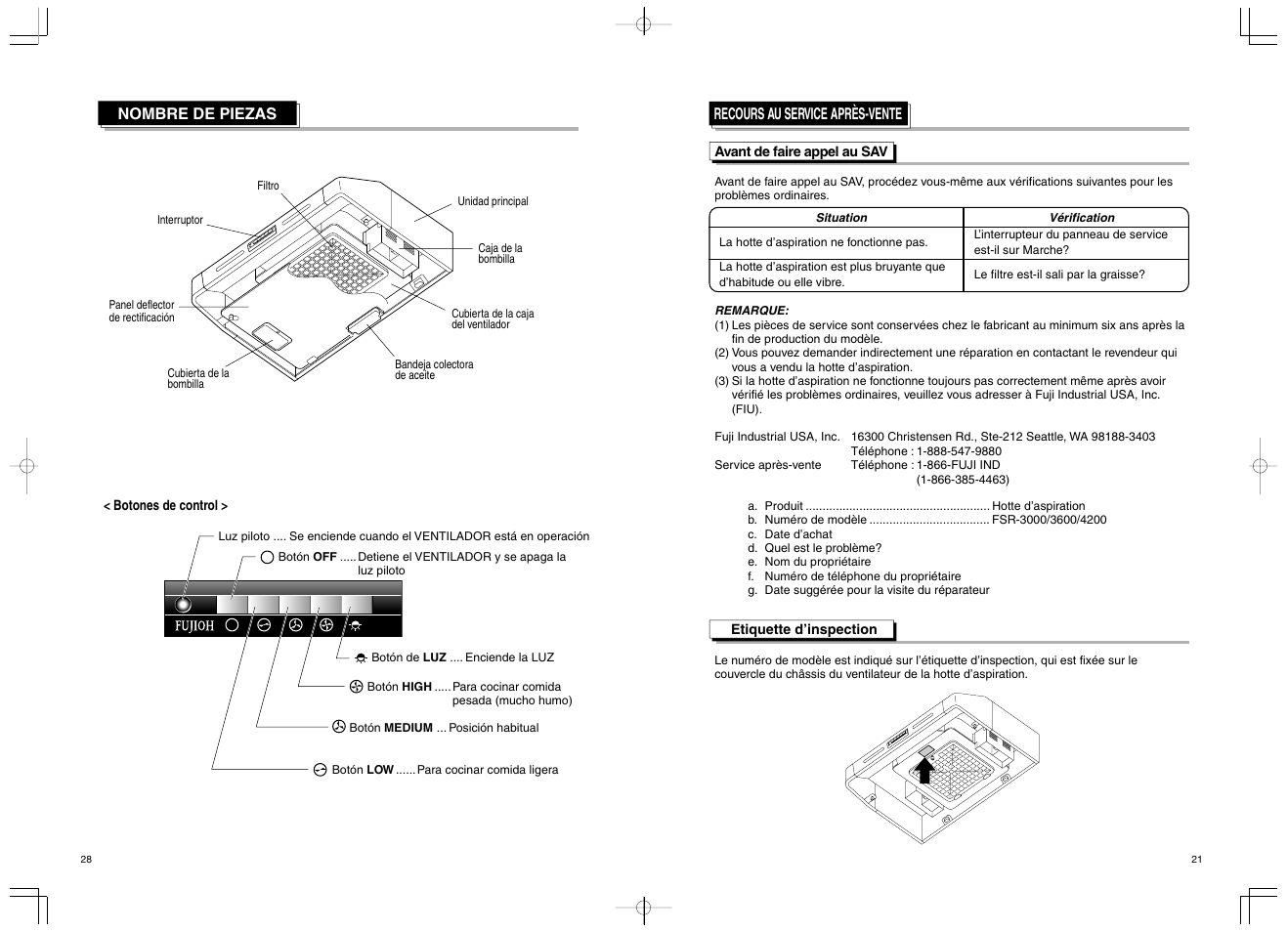 Fujioh FSR-4200 User Manual | Page 21 / 48