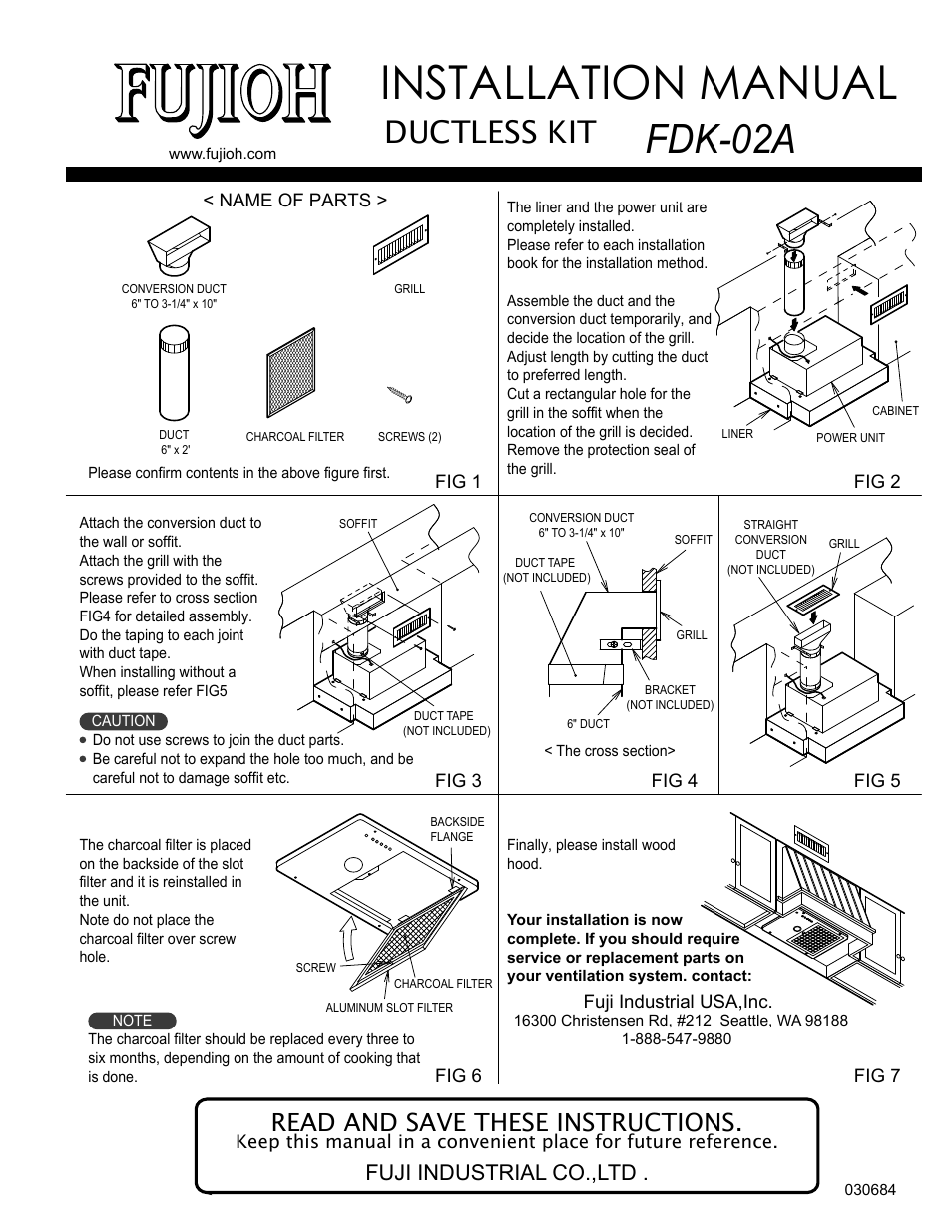 Fujioh FDK-02A User Manual | 1 page