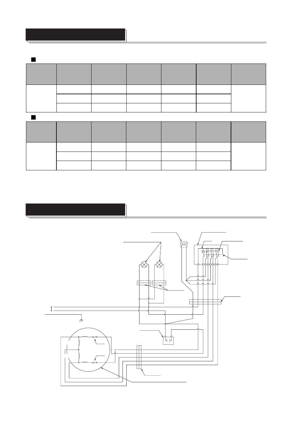 Circuit diagram specifications, Refer to the following table | Fujioh FDR-4200D User Manual | Page 10 / 48