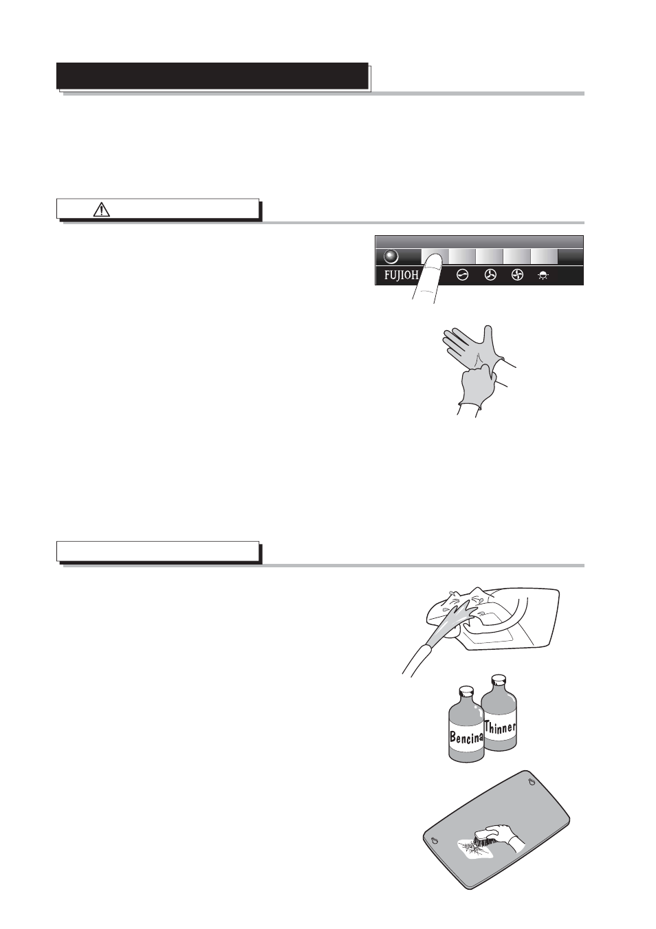 Cuidado y mantenimiento | Fujioh FDR-4200D User Manual | Page 30 / 48