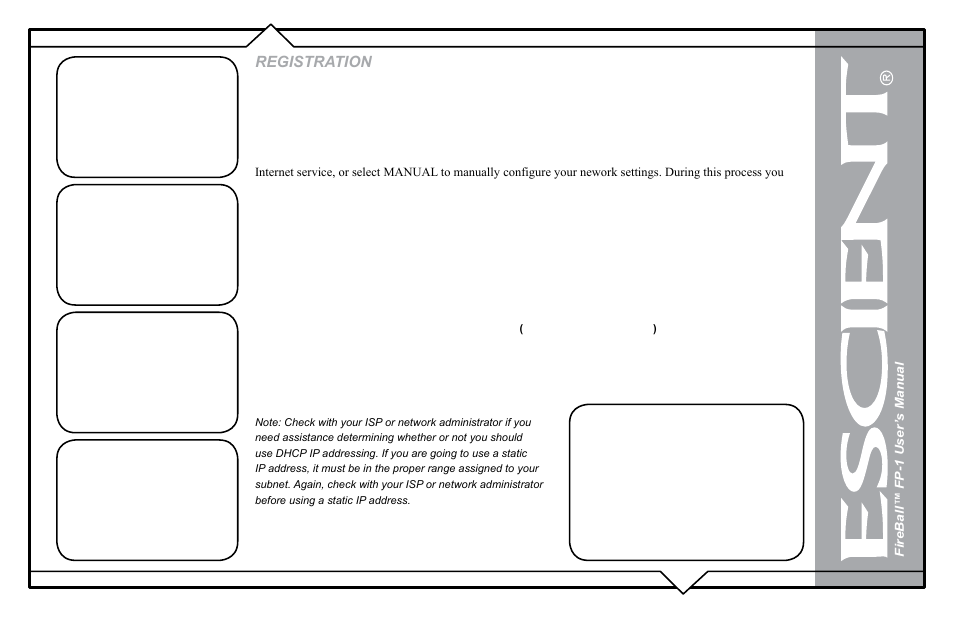 Registration | Flying Pig Systems FireBallTM FP-1 User Manual | Page 21 / 77