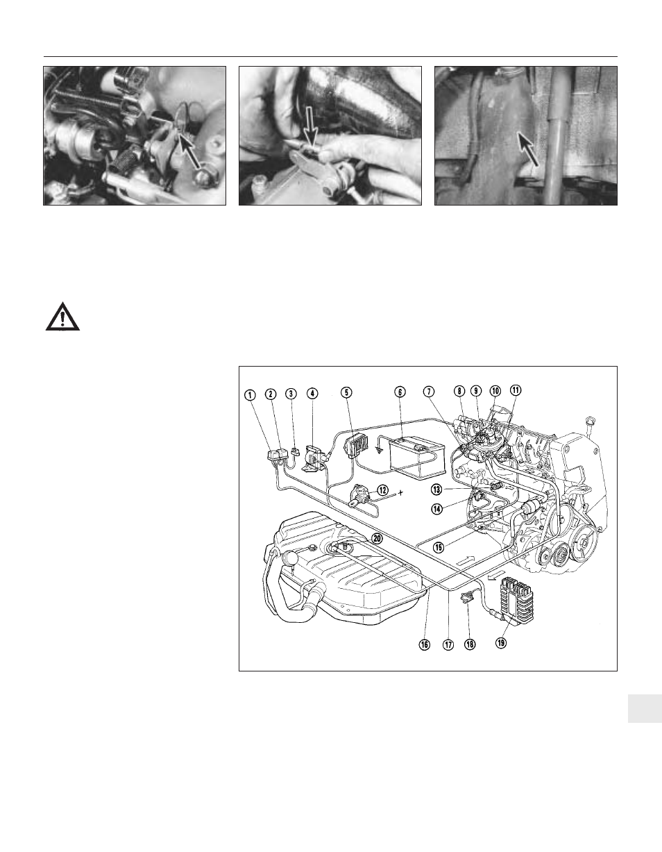 Part d: bosch mono-jetronic fuel injection system | FIAT Uno 45 User Manual | Page 198 / 303