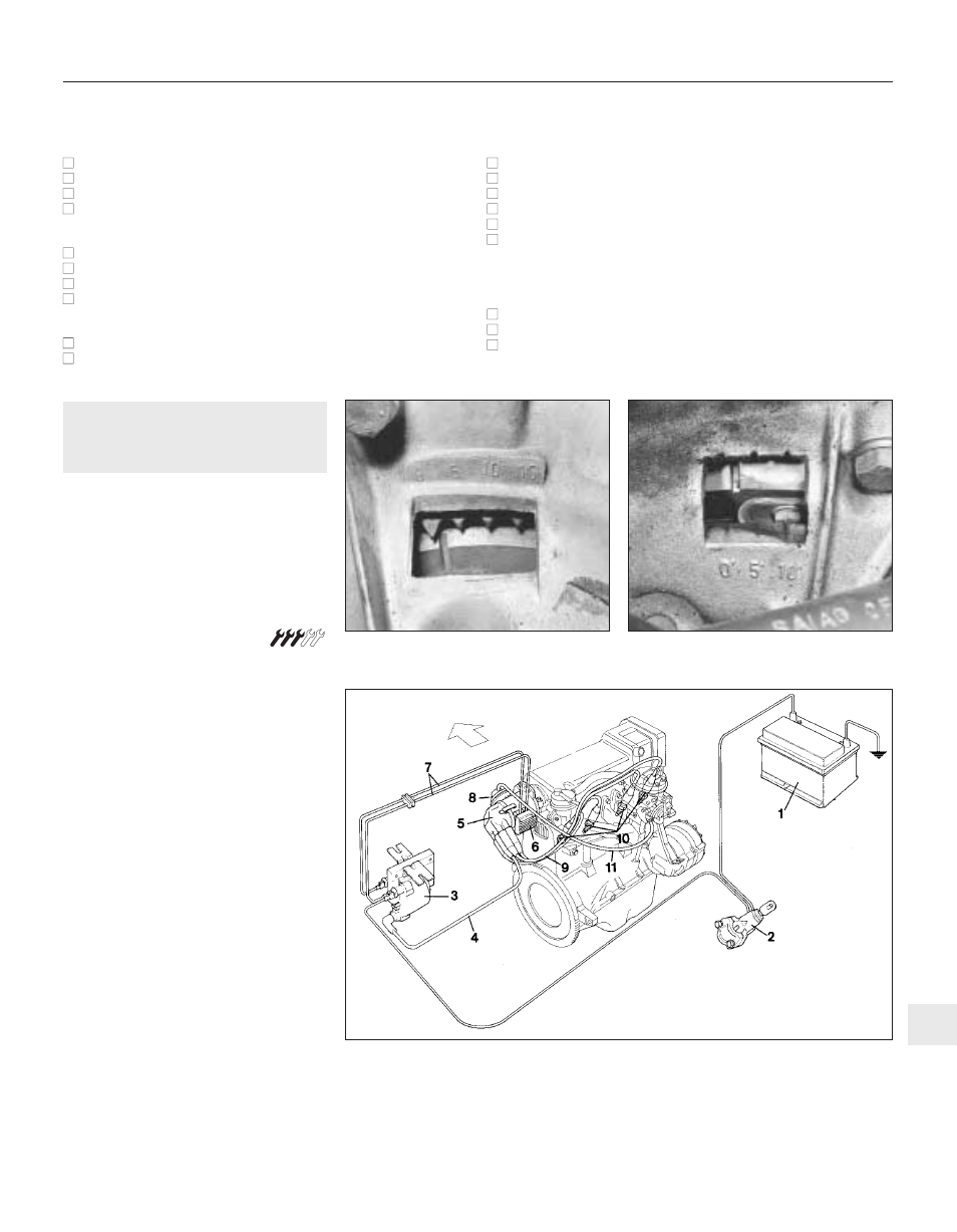 Fault finding - turbocharger system | FIAT Uno 45 User Manual | Page 210 / 303