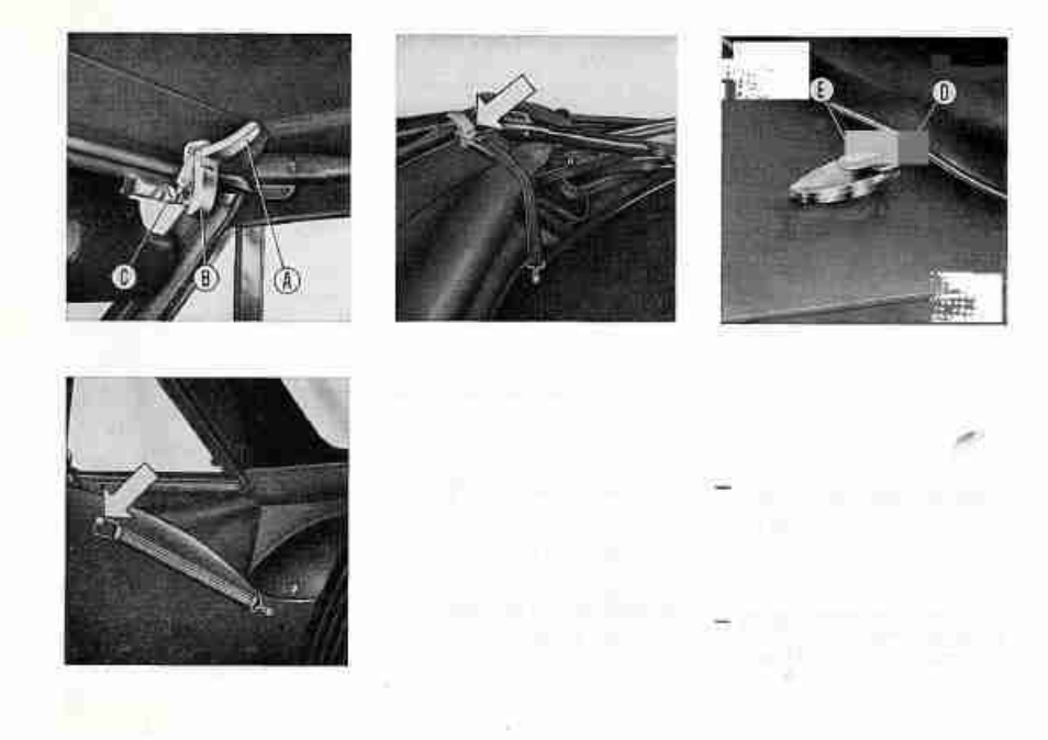 Ti|ll, Wmgmm, Fold-away top | Til* bftl j.s | FIAT SPIDER 2000 User Manual | Page 16 / 68