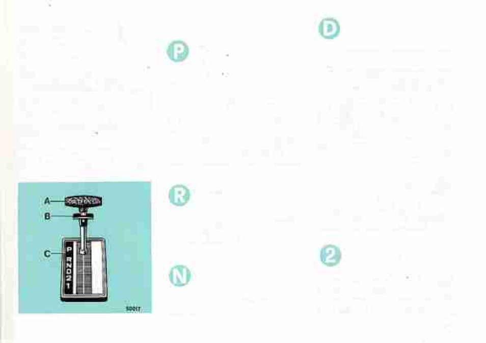 Automatic transmission, Operation | FIAT SPIDER 2000 User Manual | Page 21 / 68