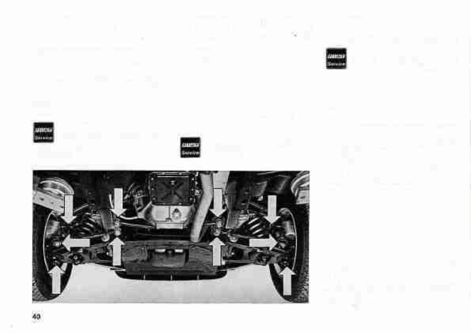 Suspensions and steering, Tires, Miscellanea | FIAT SPIDER 2000 User Manual | Page 42 / 68