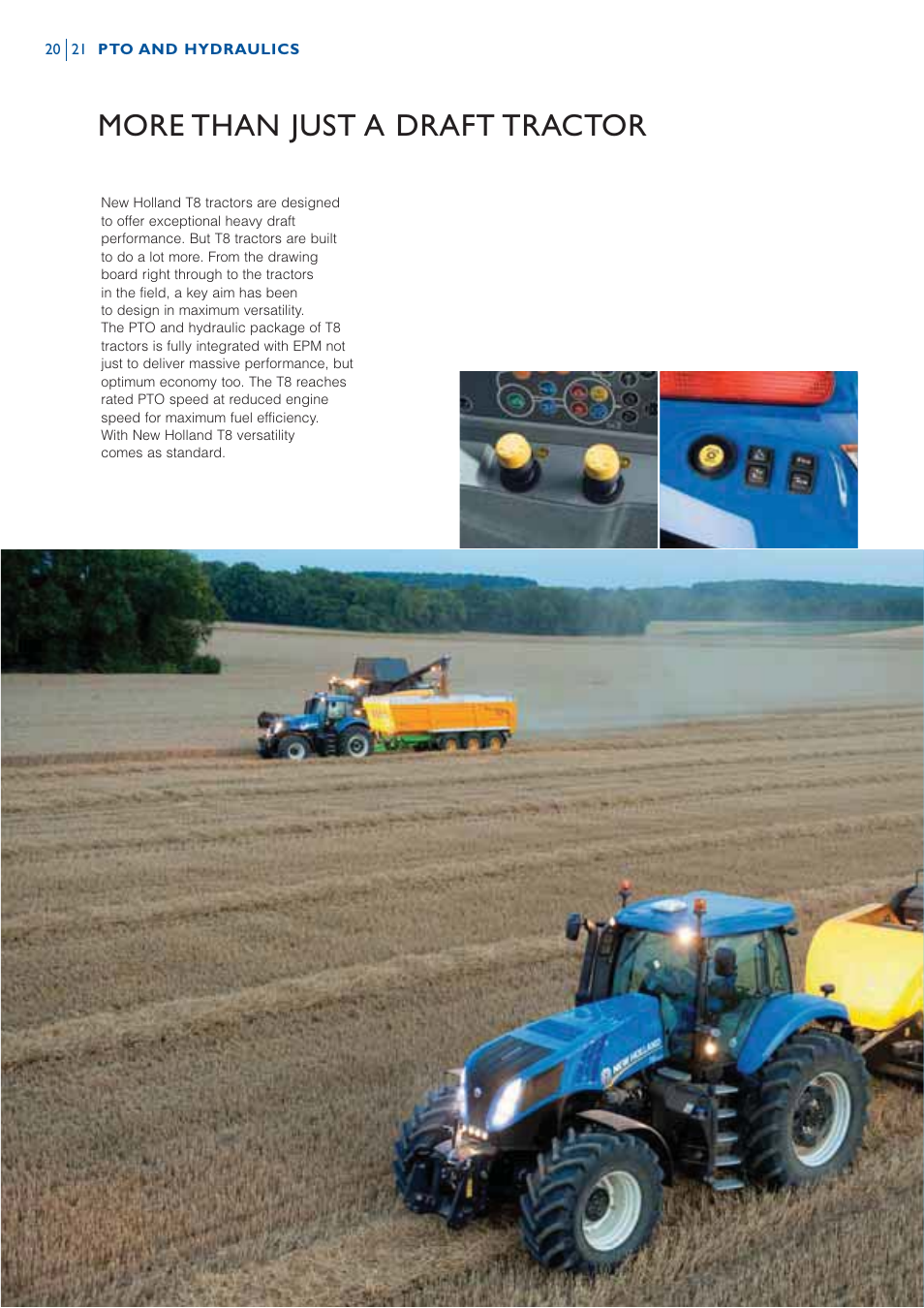 More than just a draft tractor | FIAT NEW HOLLAND T8.33O User Manual | Page 20 / 26