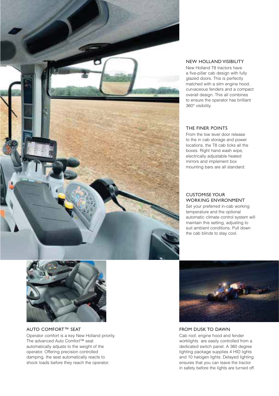 FIAT NEW HOLLAND T8.33O User Manual | Page 5 / 26