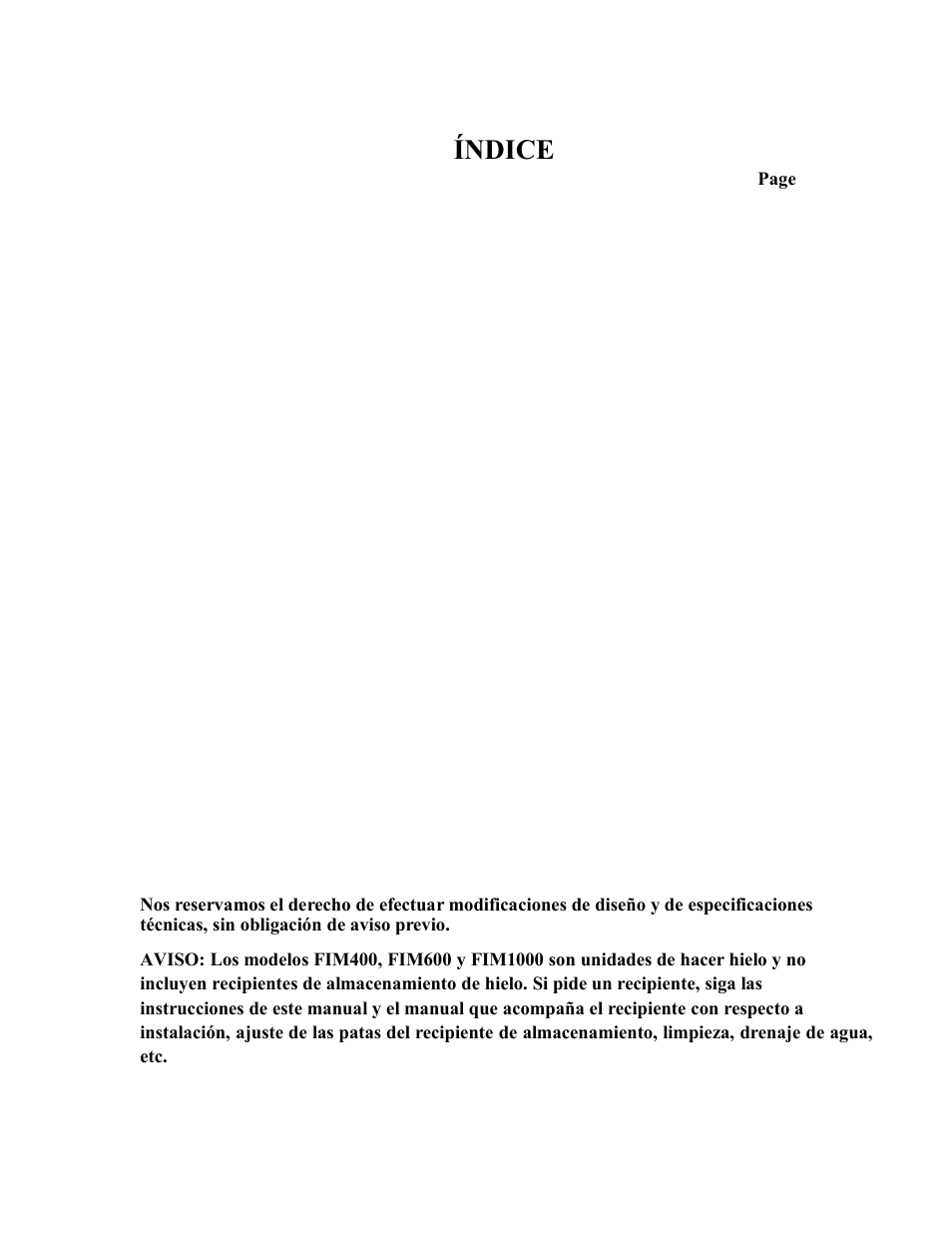 Índice | Franklin Industries, L.L.C. FIM400 User Manual | Page 24 / 72