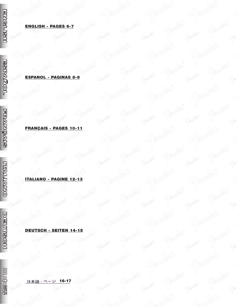 Fender 65 Super Reverb -Amp User Manual | Page 2 / 20