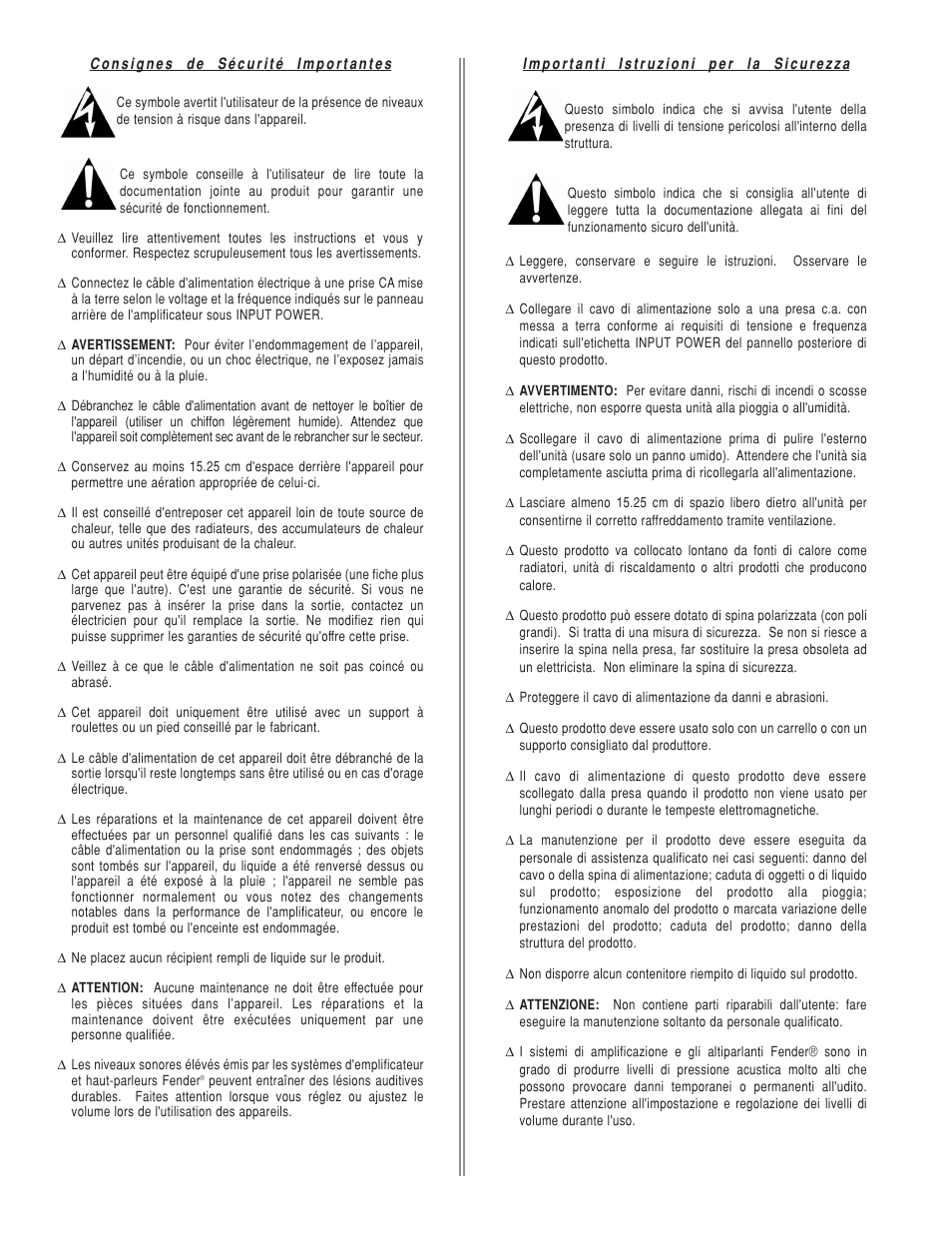 Fender 65 Super Reverb -Amp User Manual | Page 4 / 20