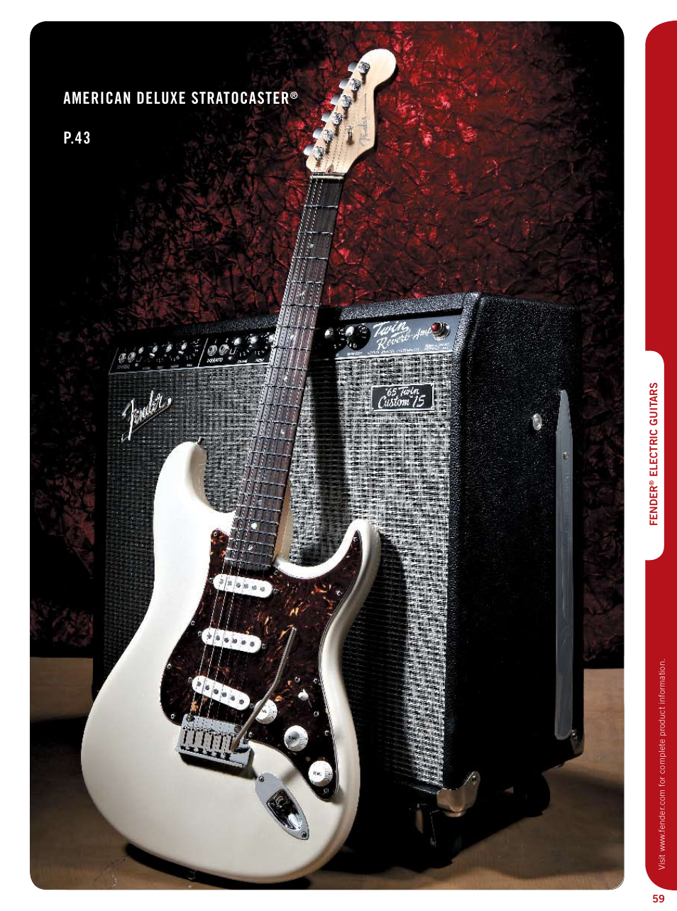 American deluxe stratocaster, P.43 | Fender Artist series StratoCaster User Manual | Page 24 / 24