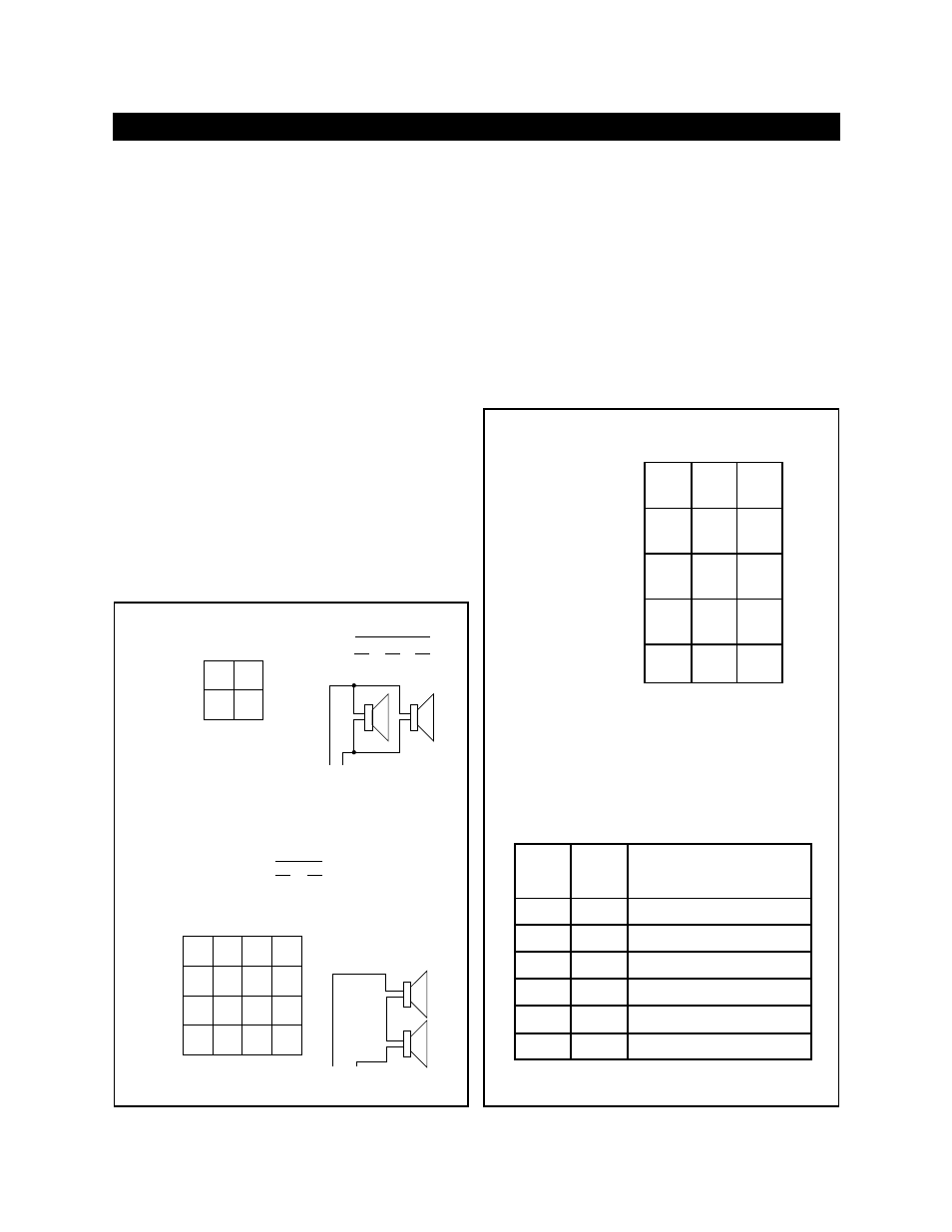 100'-up, Speaker wiring and connections | Fender 1110X User Manual | Page 4 / 8