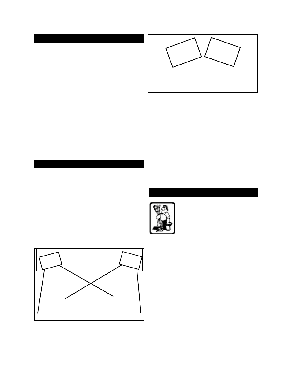 X series speaker connections setup suggestions, Carpet covering care | Fender 1110X User Manual | Page 5 / 8