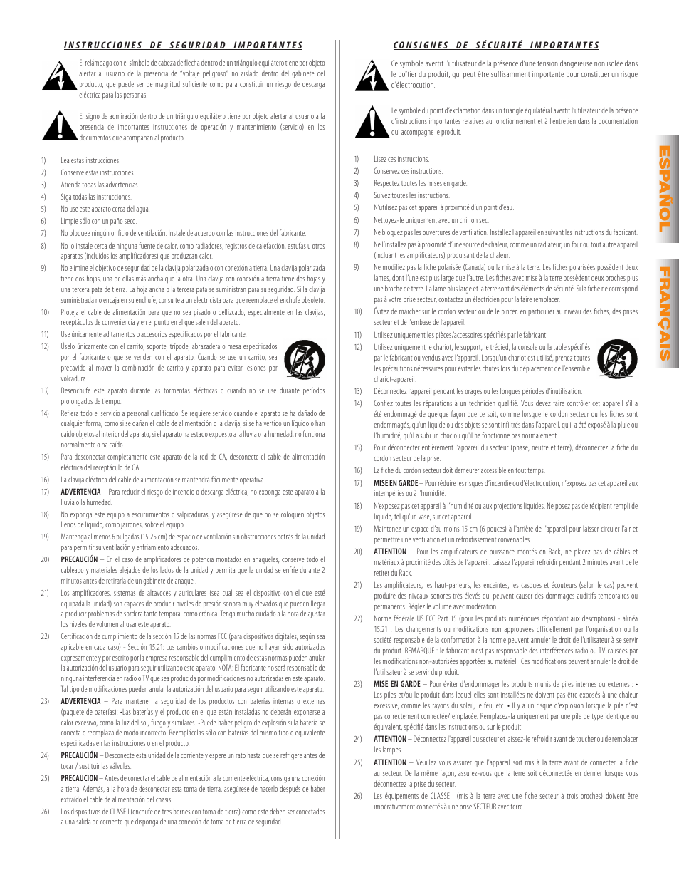 Fender Mustang V User Manual | Page 3 / 20