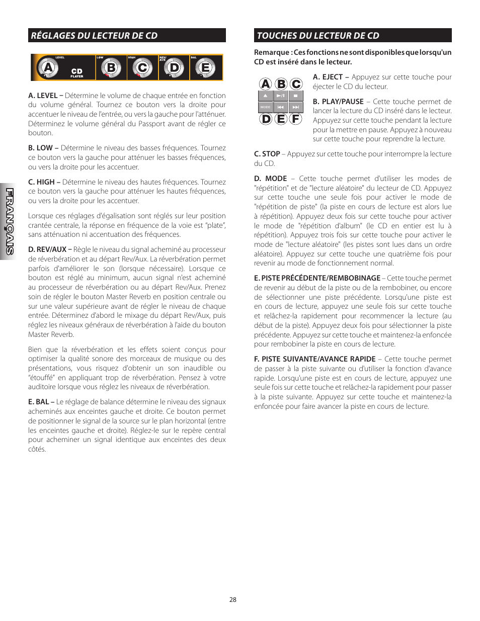 Fender Passport Portable Sound Systems PD250 Plus User Manual | Page 28 / 76