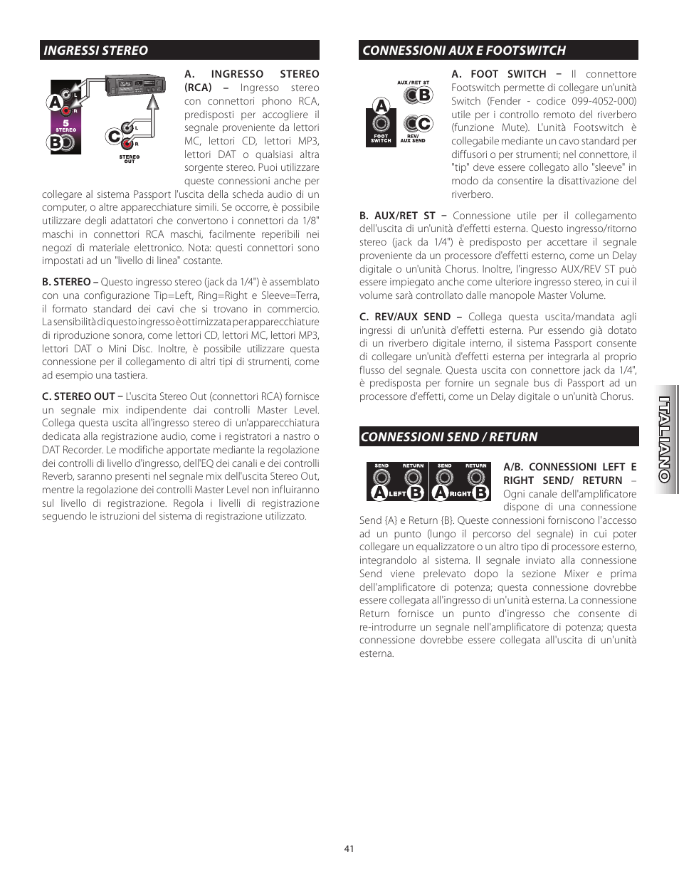 Fender Passport Portable Sound Systems PD250 Plus User Manual | Page 41 / 76