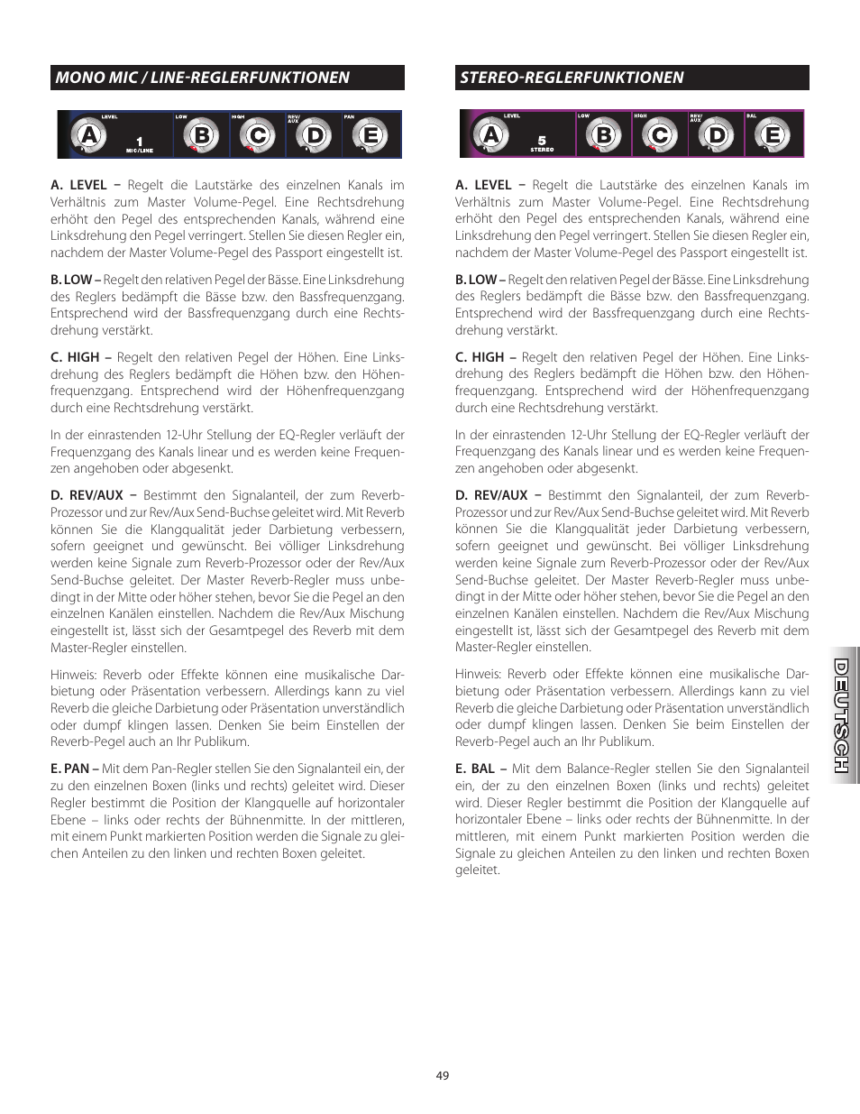 Fender Passport Portable Sound Systems PD250 Plus User Manual | Page 49 / 76