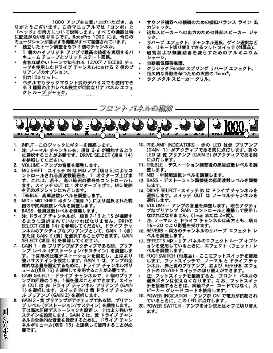 Fender 1000 Roc Pro User Manual | Page 14 / 16