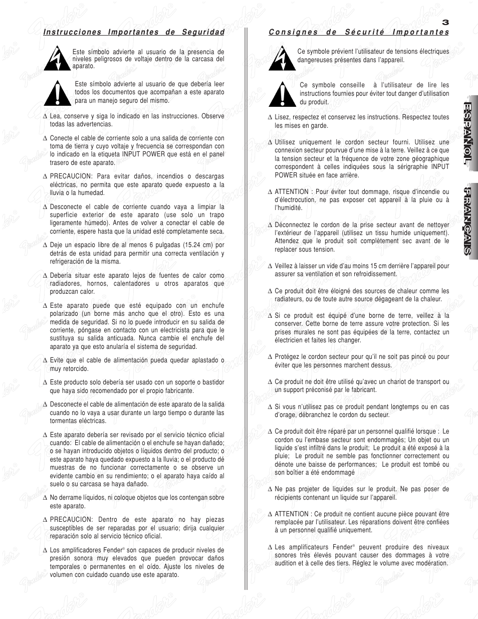 Fender Steel King User Manual | Page 3 / 20