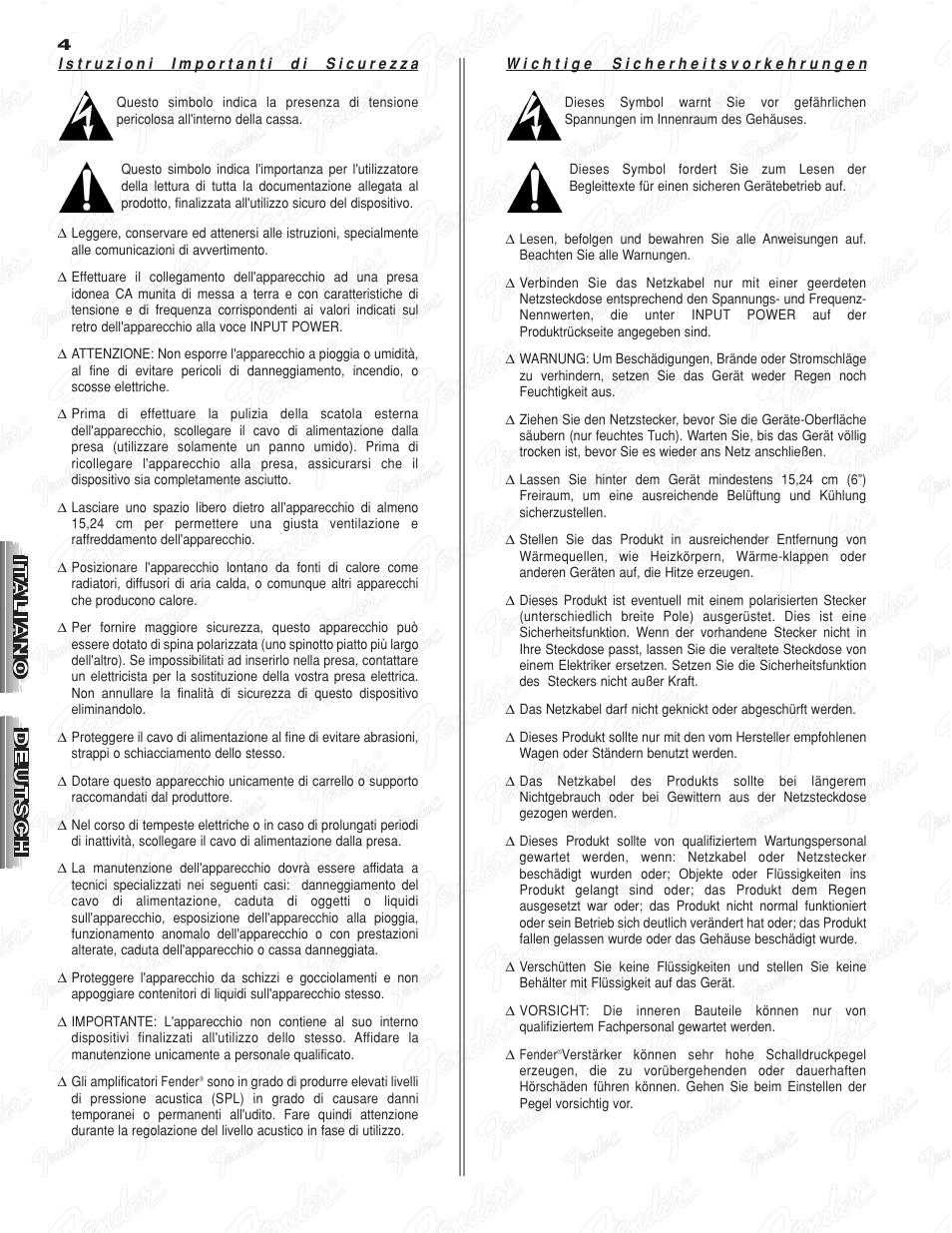 Fender Steel King User Manual | Page 4 / 20
