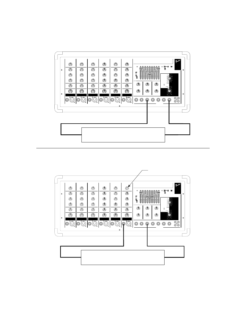 Figure 6, Figure 7, Effects | Sr6520pd, Effects out aux. in, Digital reverb and effects | Fender SR-8520PD User Manual | Page 14 / 14