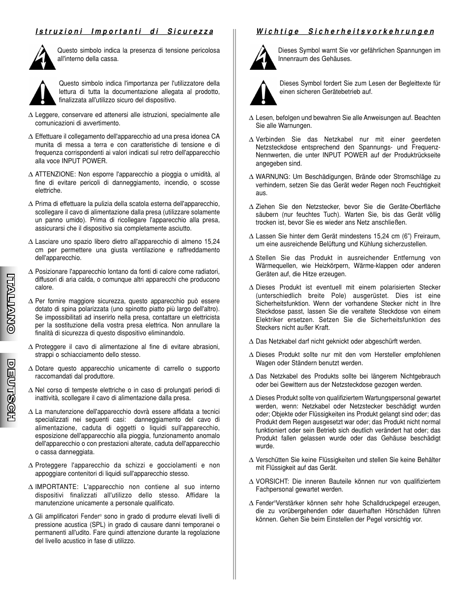 Fender FM 210R User Manual | Page 4 / 20