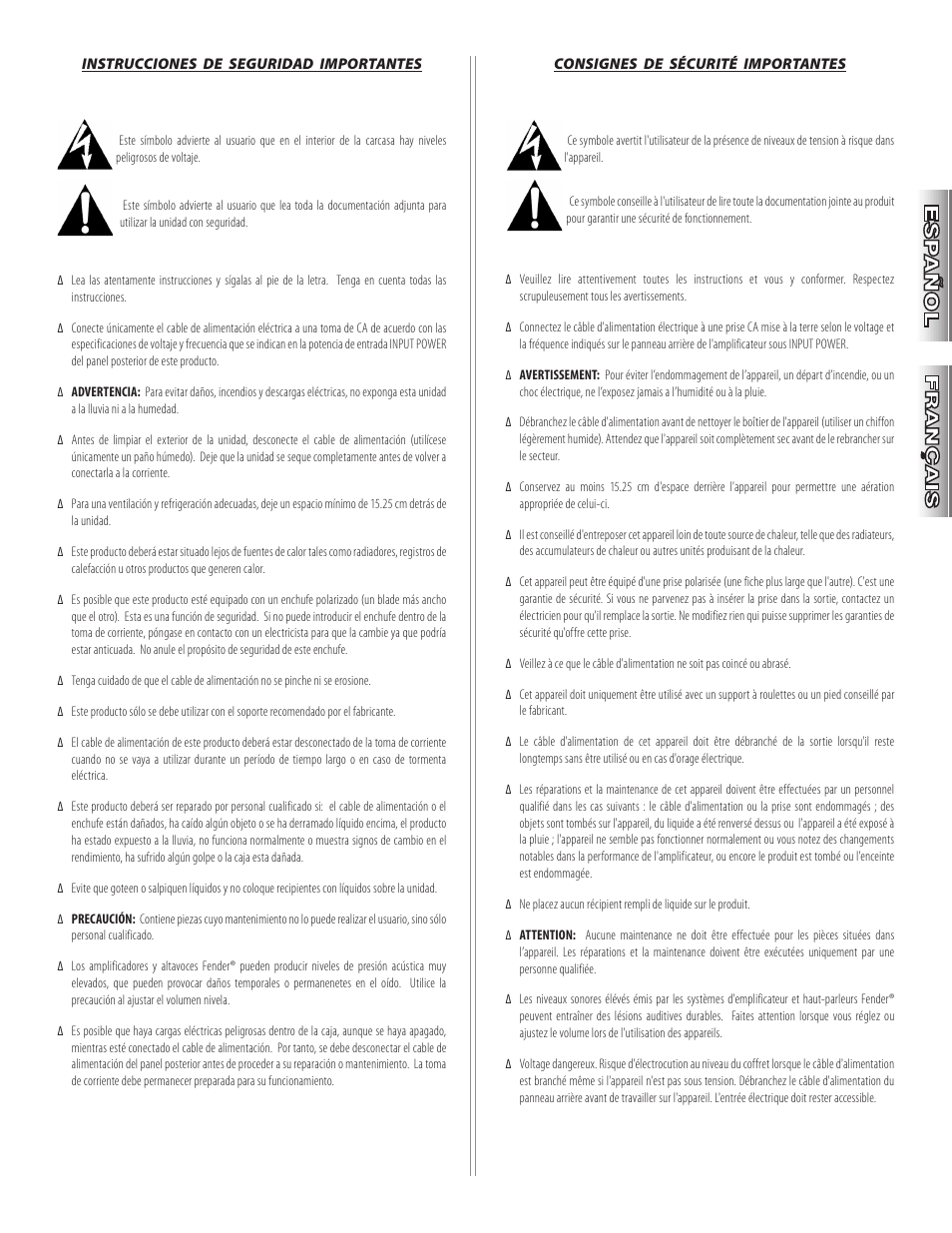 Fender Champion 600 User Manual | Page 3 / 20