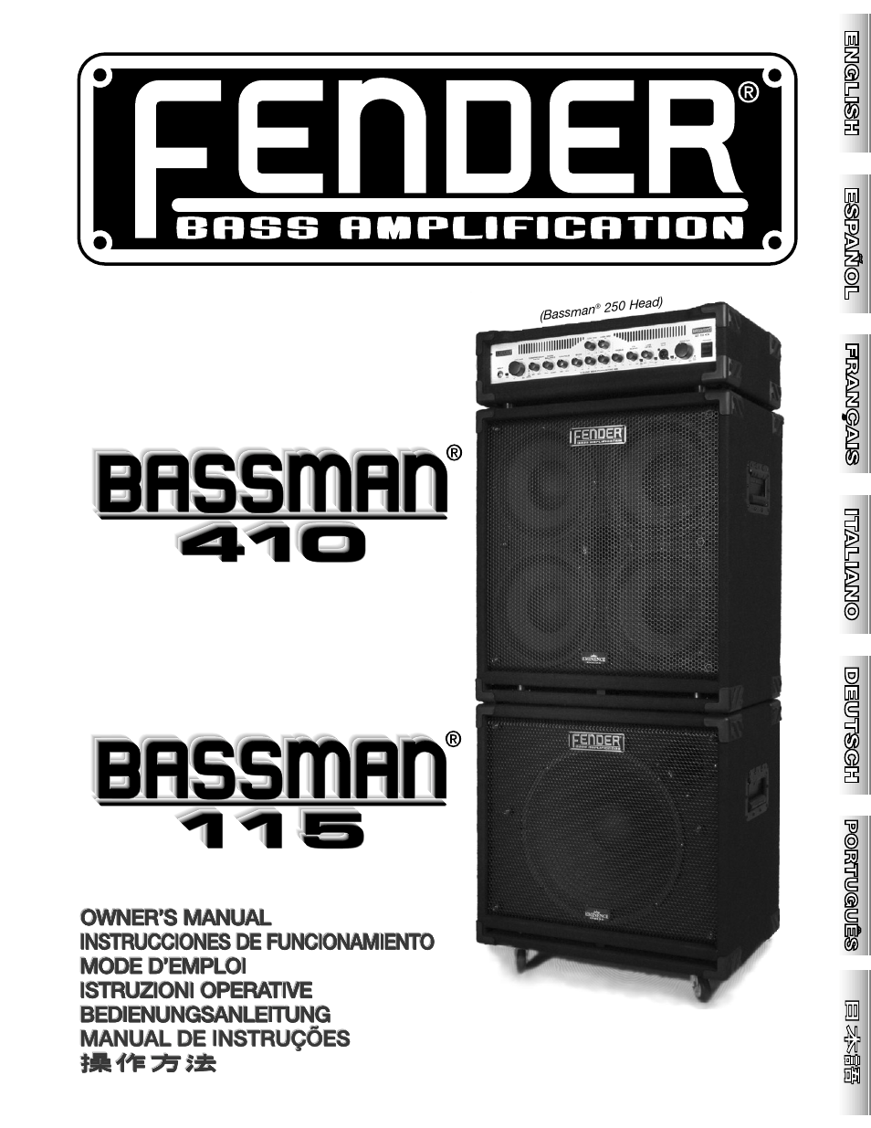 Fender Bassman 410 User Manual | 16 pages