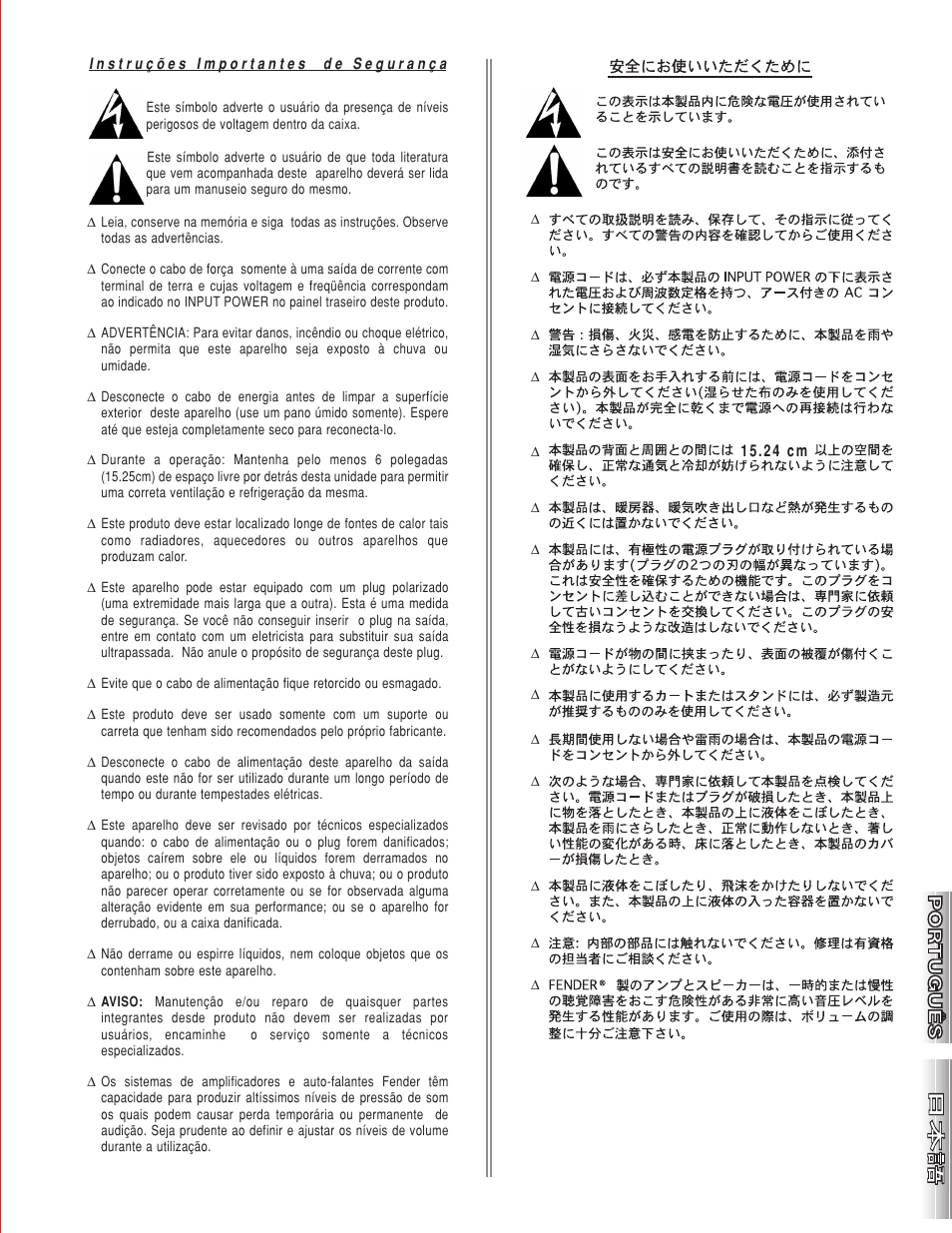 Fender BASSMAN 250 User Manual | Page 5 / 28
