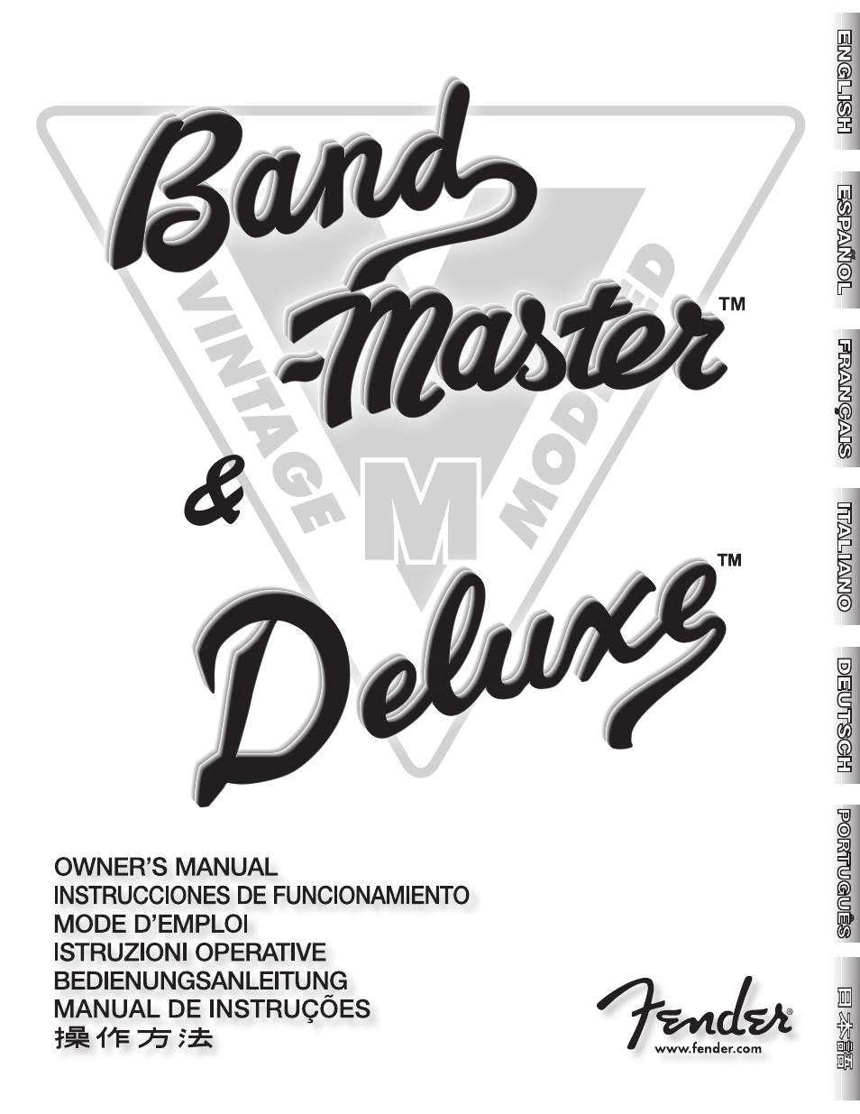 Fender Band-Master & Deluxe User Manual | 34 pages