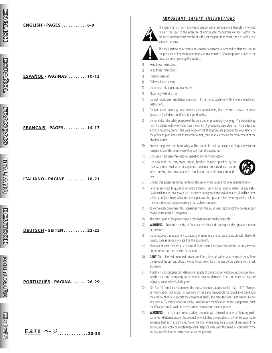 Fender Band-Master & Deluxe User Manual | Page 2 / 34