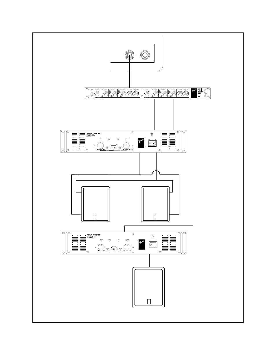 Unpowered mixer | Fender 2912(C) User Manual | Page 7 / 8