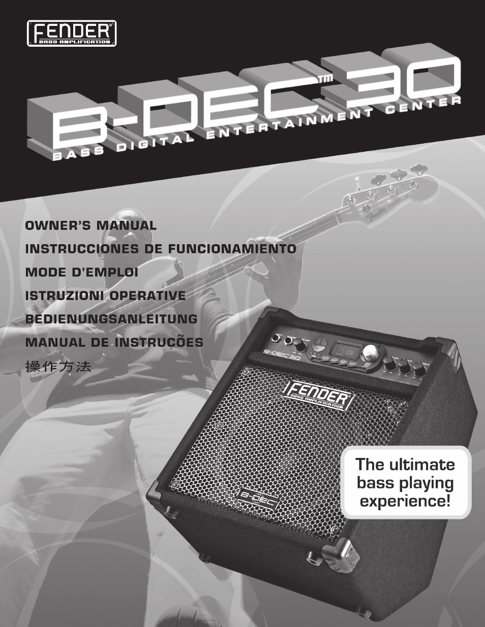 Fender B-DEC 30 User Manual | 156 pages