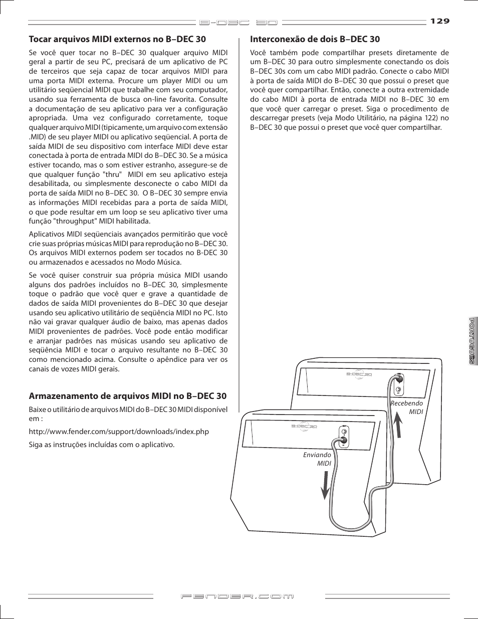 Fender B-DEC 30 User Manual | Page 129 / 156