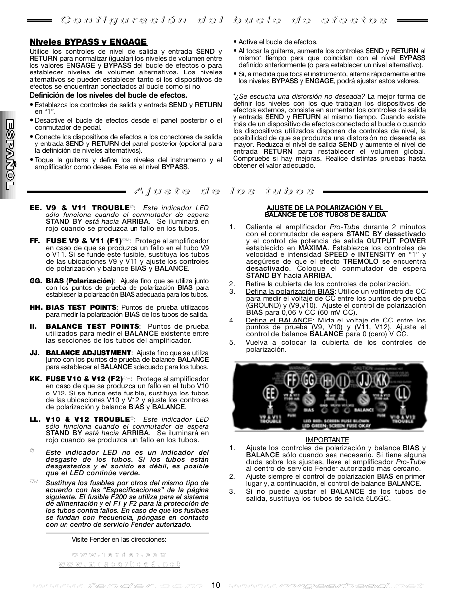 Fender Twin Amp User Manual | Page 10 / 28