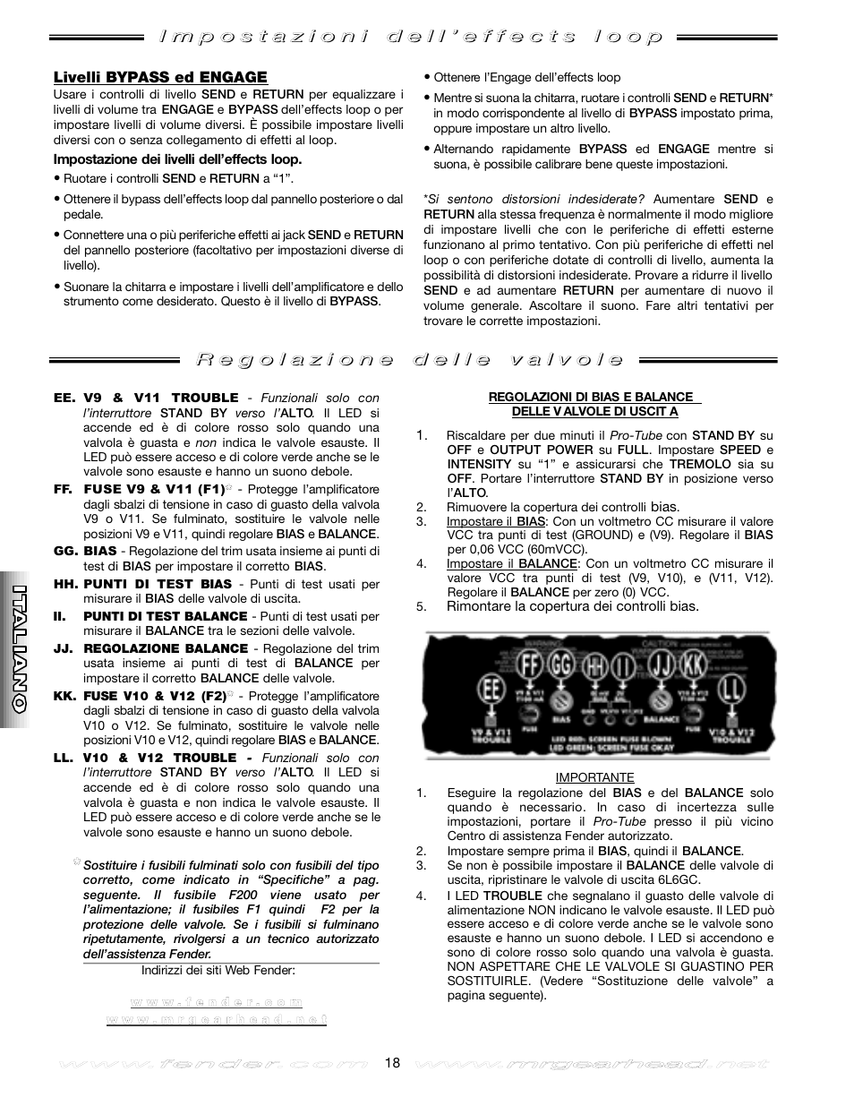 Fender Twin Amp User Manual | Page 18 / 28