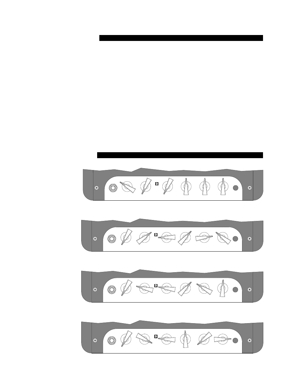 Bronco sound settings bronco owner’s manual, Just pick it, Hard rock | Dirty blues, Total shred, Any guitar / any pickup combination, Strat / bridge position, Strat / neck position, Any guitar / bridge position | Fender Bronco Amp PR258 User Manual | Page 2 / 4