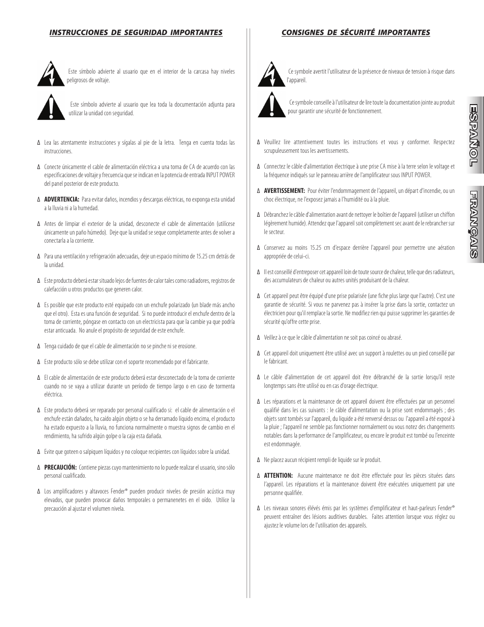 Fender Princeton Reverb Amp User Manual | Page 3 / 28