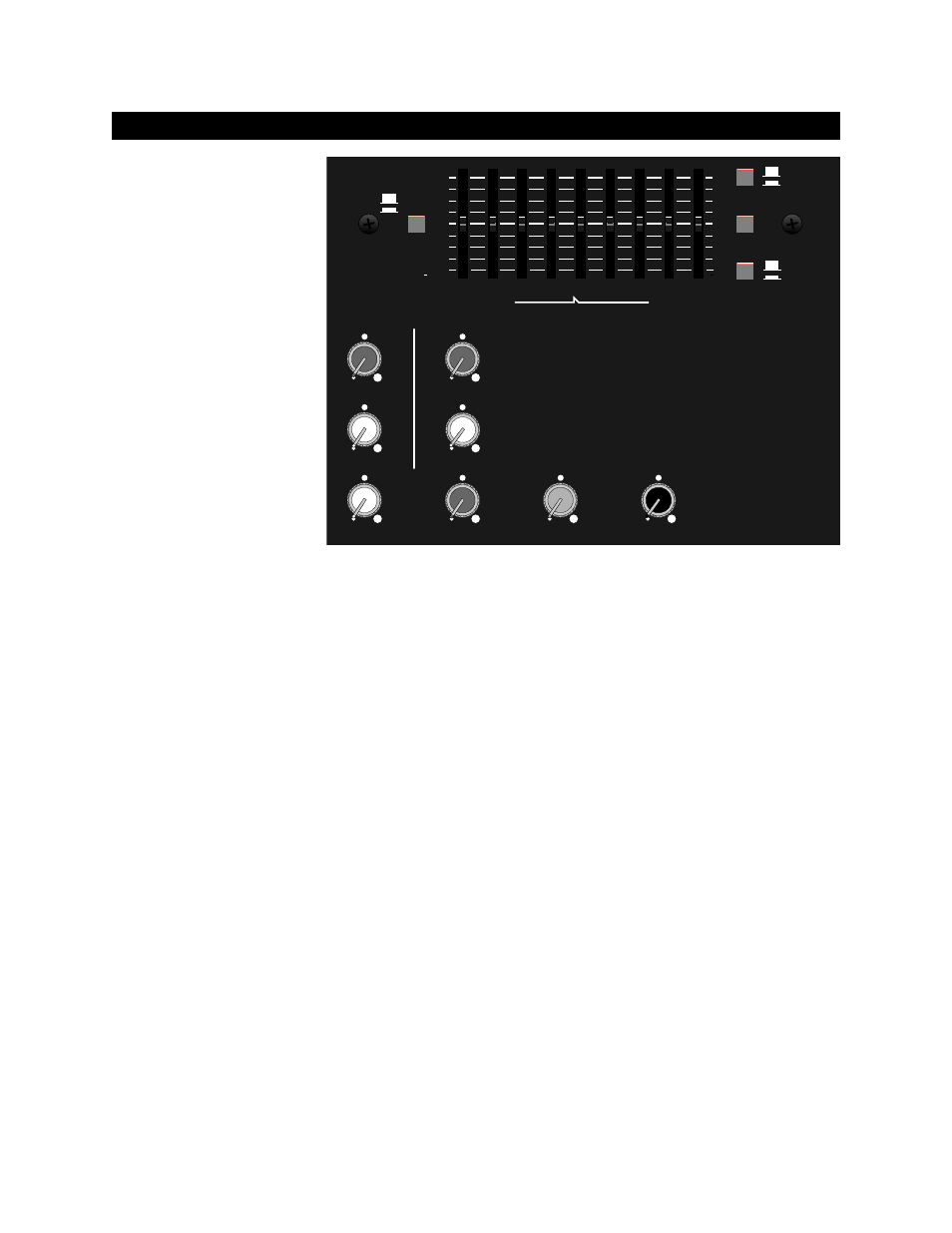 Master control panel functions | Fender SRM 8302 User Manual | Page 5 / 16