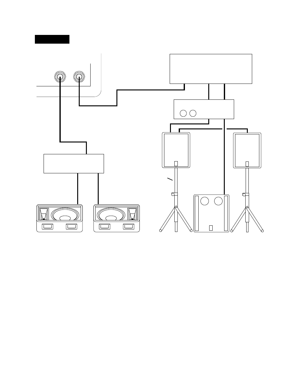 Unpowered mixer, Pcn-2 electronic crossover, Figure 2 | Fender 215S User Manual | Page 6 / 8