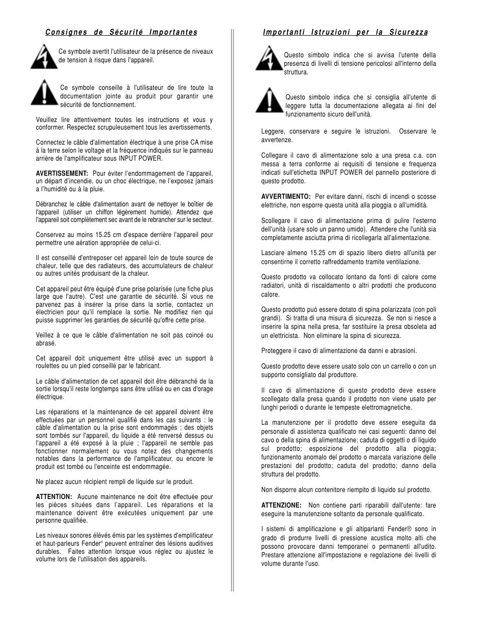 Fender FM 212R User Manual | Page 4 / 20